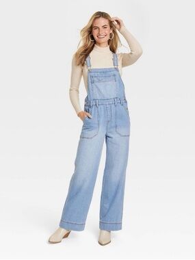 Universal Thread Light Blue Denim Overalls
